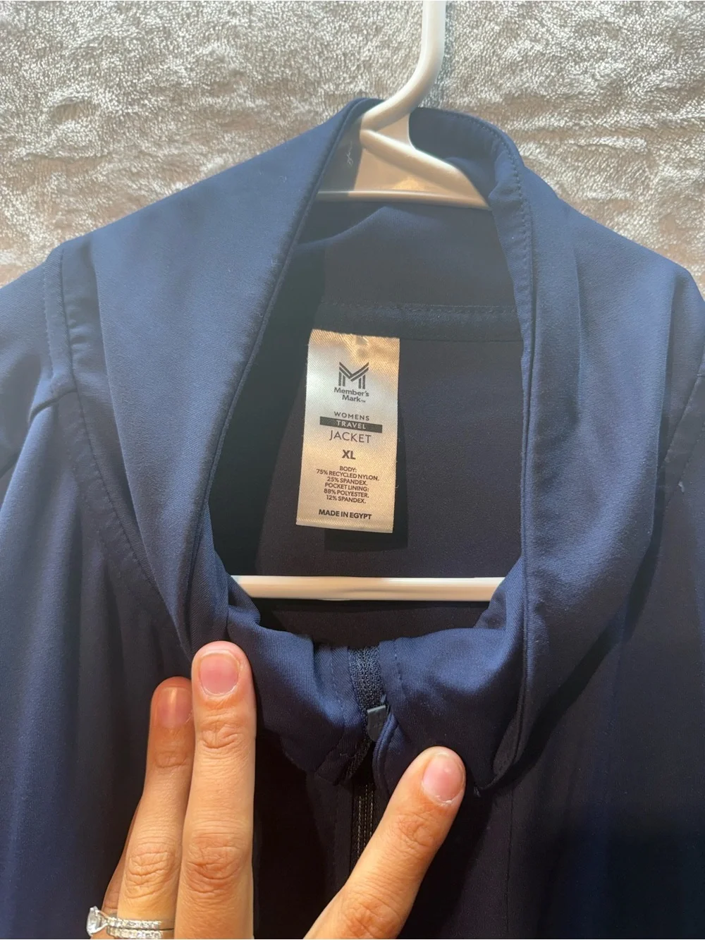 Women’s Navy Zip-Up Lightweight Jacket and pants set